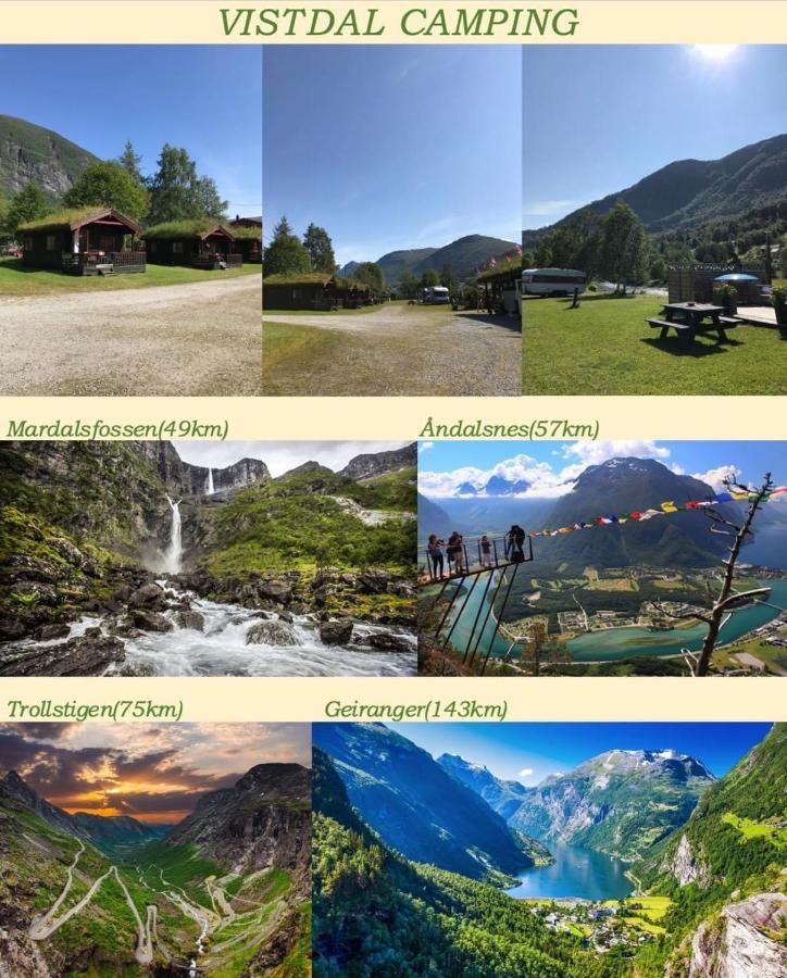 Vistdal Camping Myklebostad  المظهر الخارجي الصورة